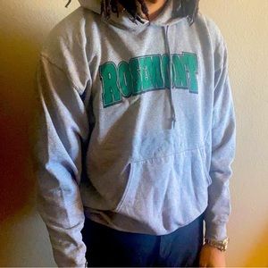 (Vintage) Soft Light-weight Grey Hoodie